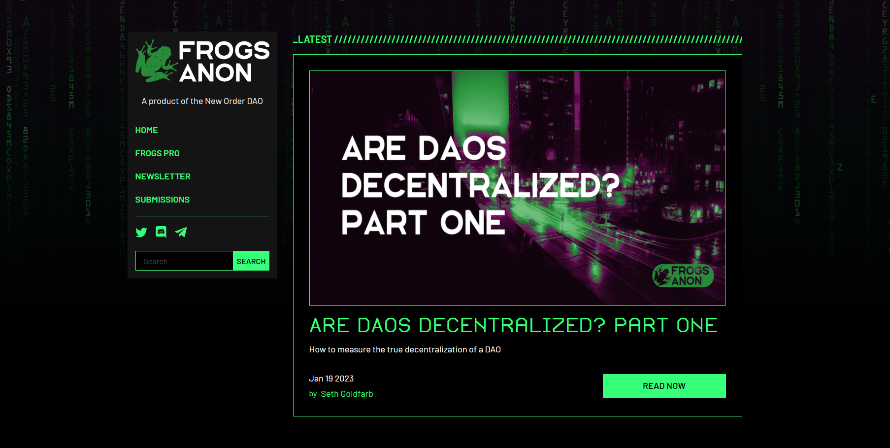 Are DAOs Decentralized